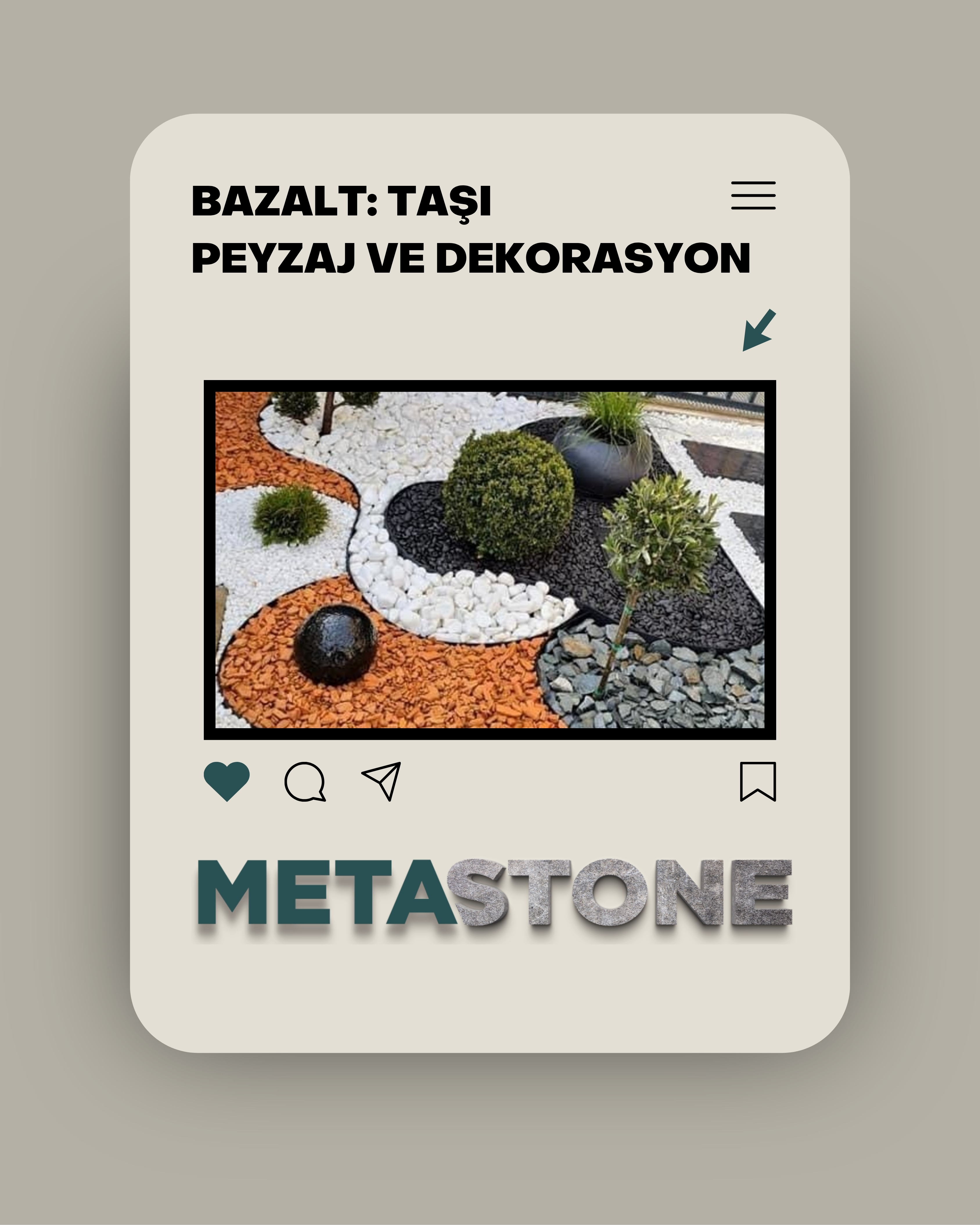 Bazalt Taşı Peyzaj ve Dekorasyon