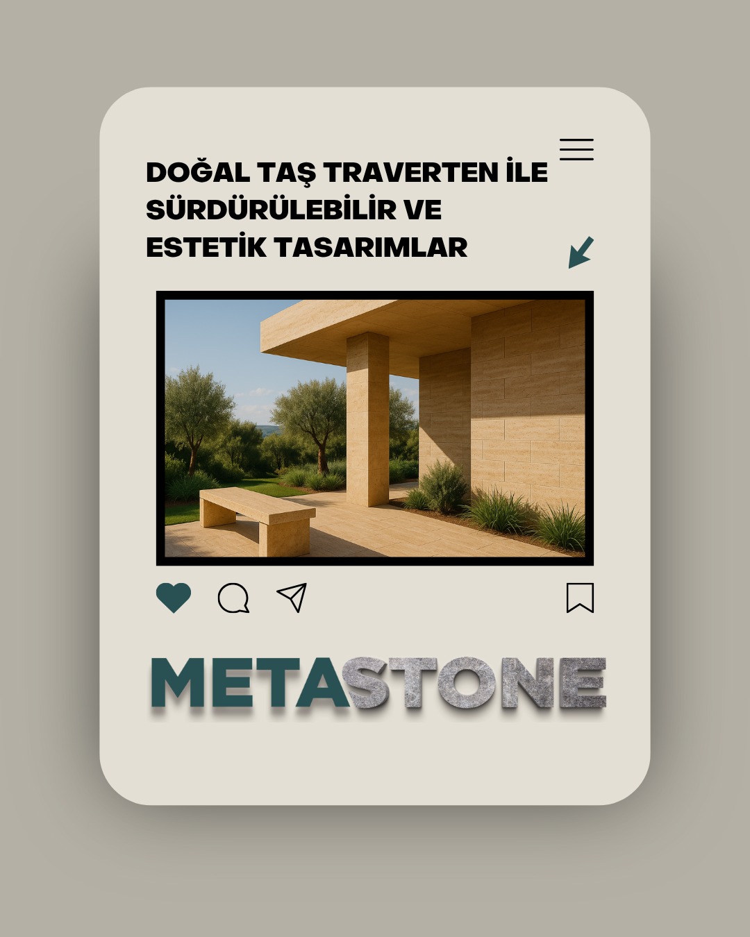 Doğal Taş Traverten ile Sürdürülebilir ve Estetik Tasarımlar
