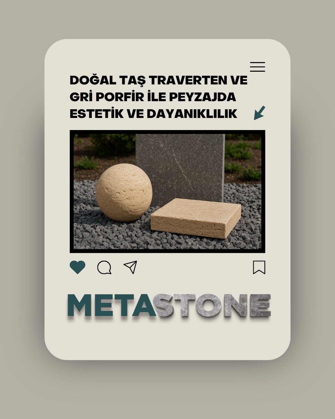 Doğal Taş Traverten ve Gri Porfir ile Peyzajda Estetik ve Dayanıklılık
