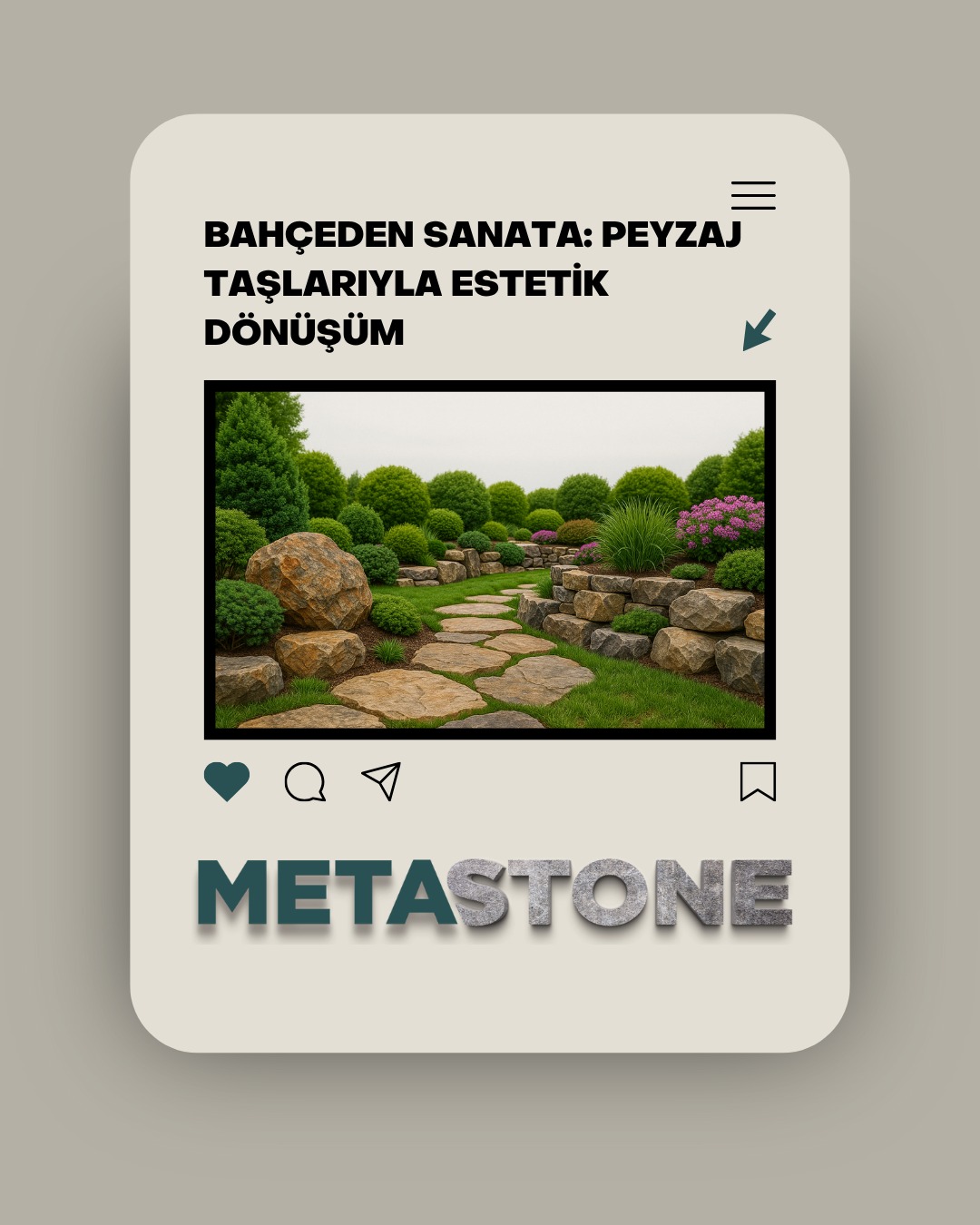 Bahçeden Sanata: Peyzaj Taşlarıyla Estetik Dönüşüm