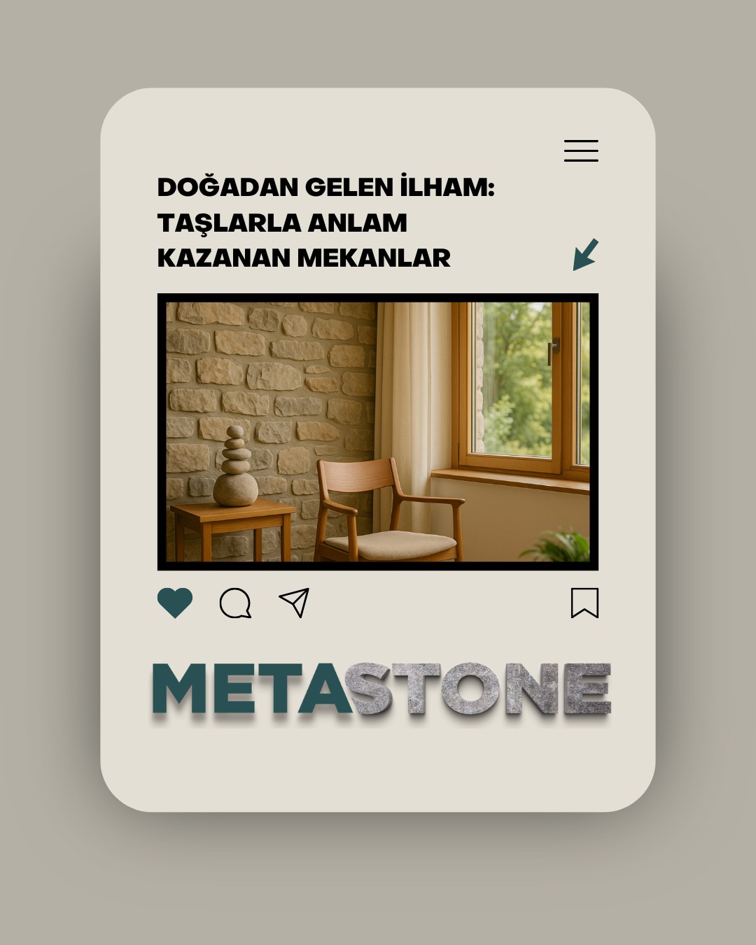 Doğadan Gelen İlham: Taşlarla Anlam Kazanan Mekanlar