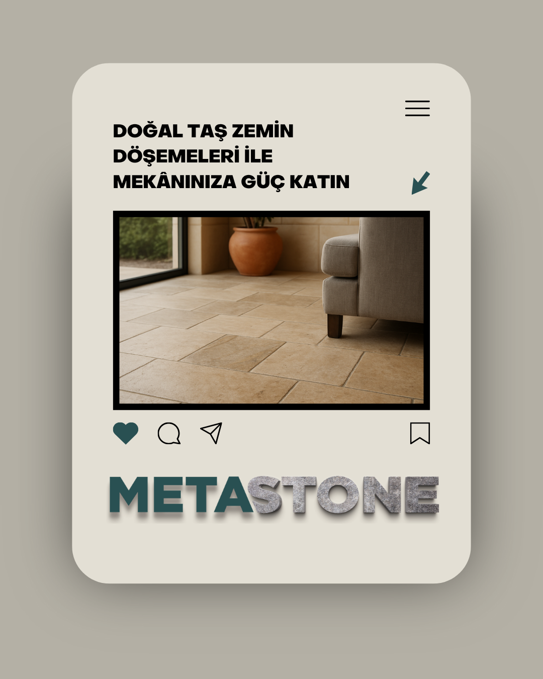 Doğal Taş Zemin Döşemeleri ile Mekânınıza Güç Katın