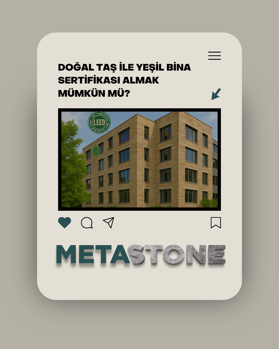 Doğal Taş ile Yeşil Bina Sertifikası Almak Mümkün mü?