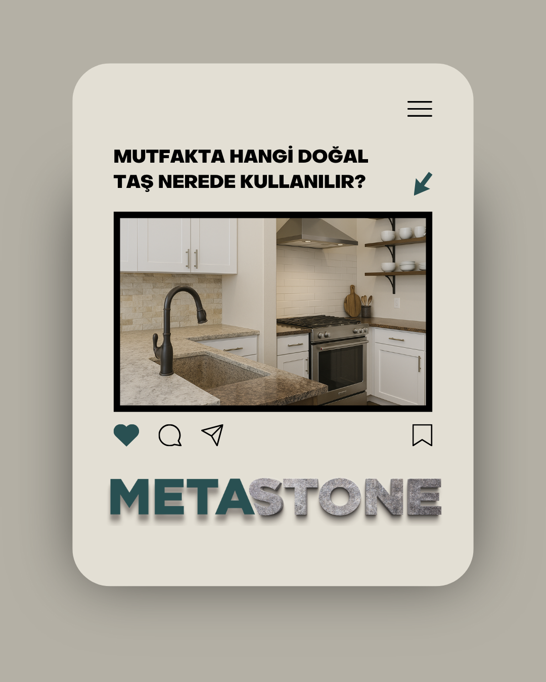 Mutfakta Hangi Doğal Taş Nerede Kullanılır?