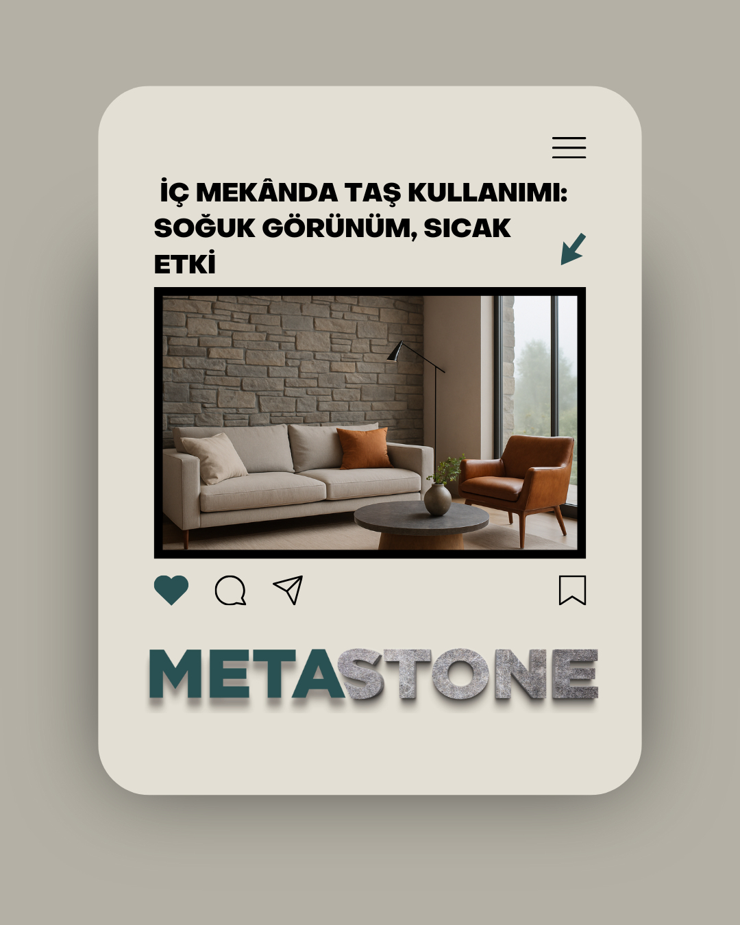 İç Mekânda Taş Kullanımı: Soğuk Görünüm, Sıcak Etki