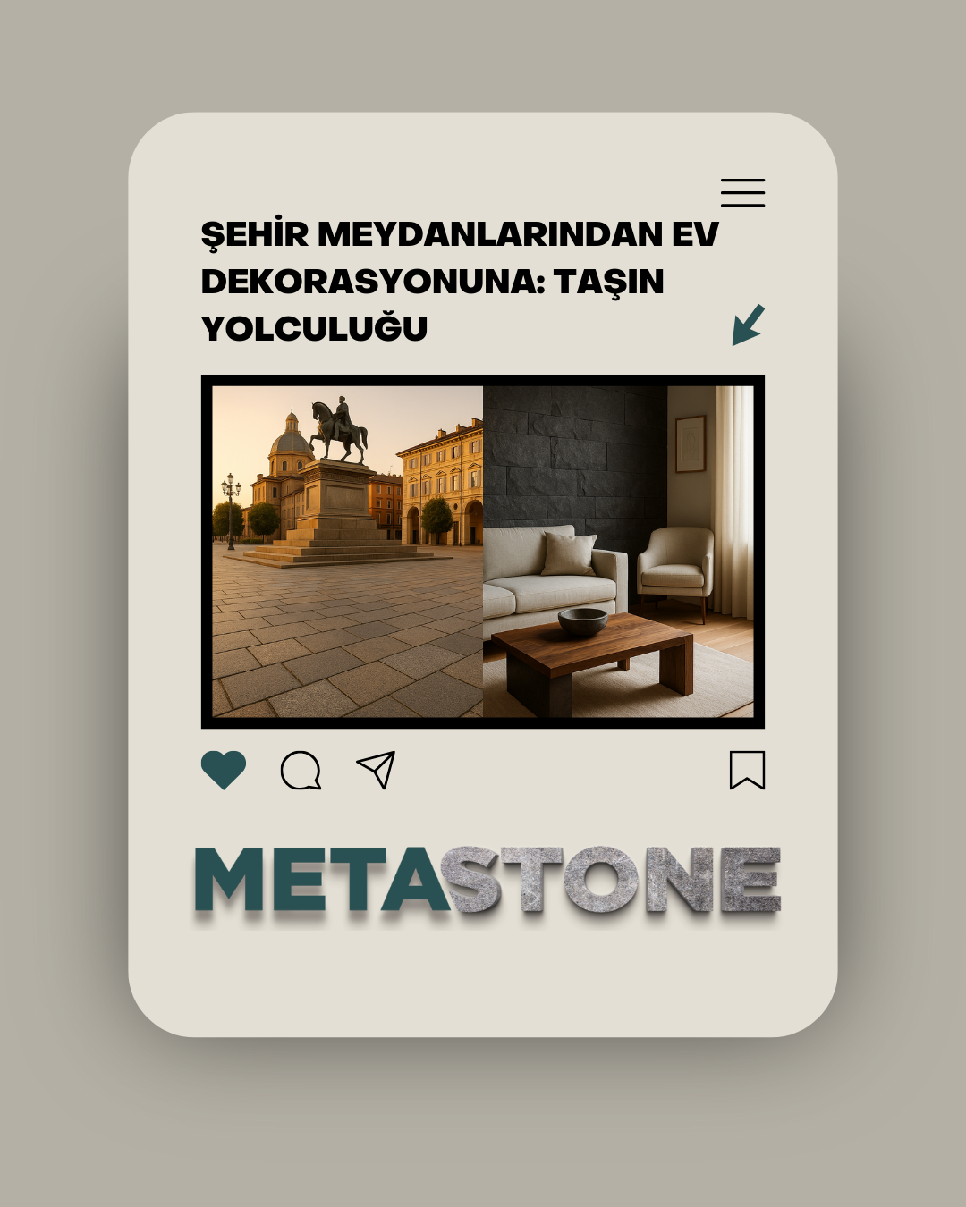 Şehir Meydanlarından Ev Dekorasyonuna: Taşın Yolculuğu