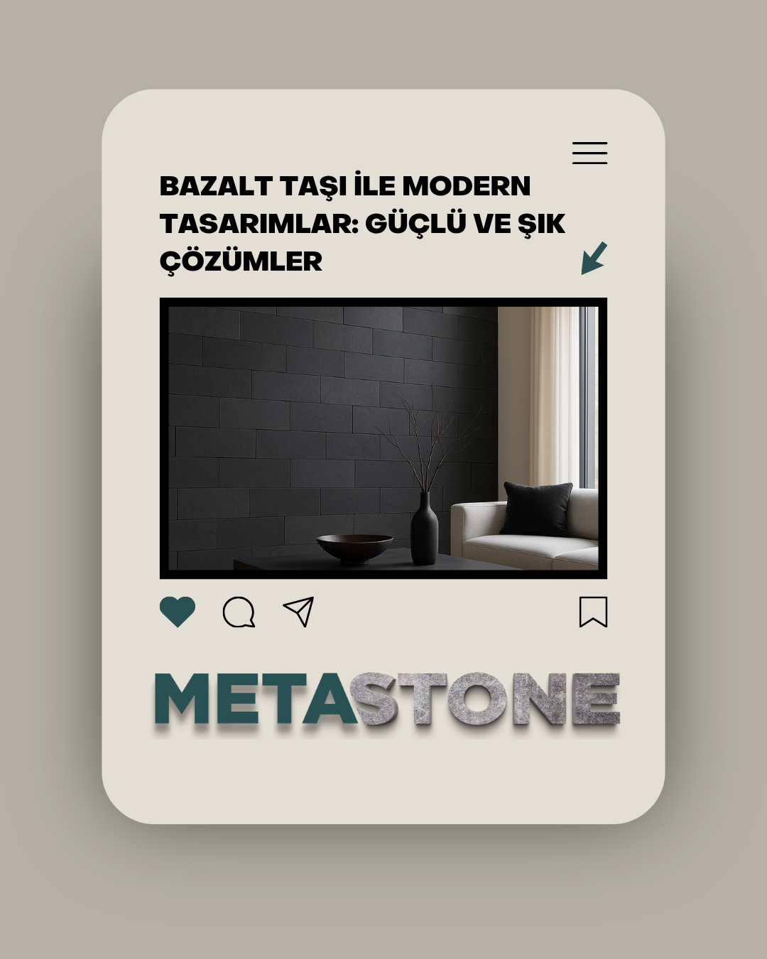 Bazalt Taşı ile Modern Tasarımlar: Güçlü ve Şık Çözümler