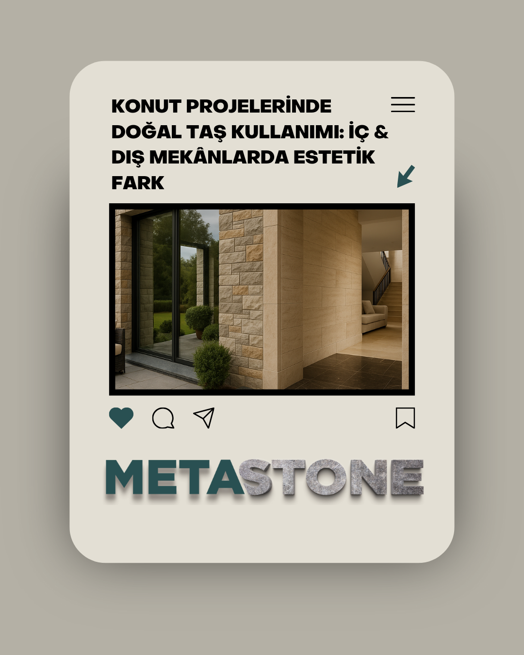 Konut Projelerinde Doğal Taş Kullanımı: İç & Dış Mekânlarda Estetik Fark 