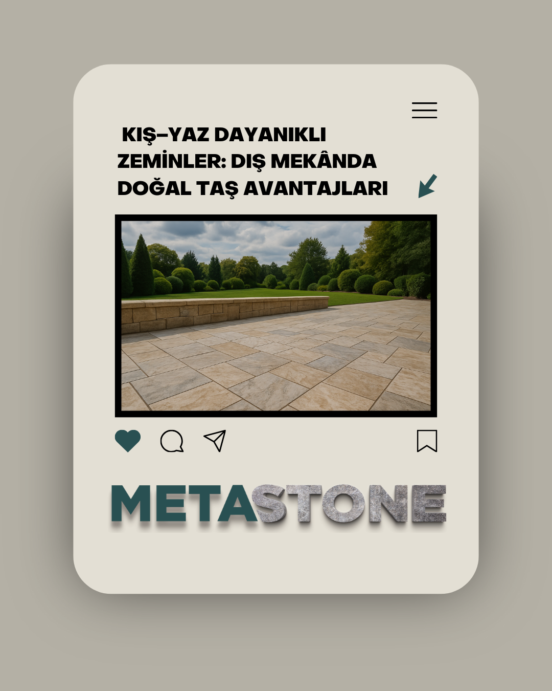  Kış–Yaz Dayanıklı Zeminler: Dış Mekânda Doğal Taş Avantajları