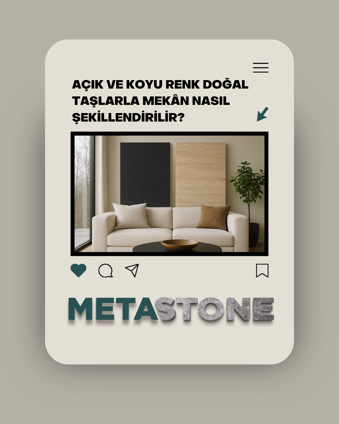 Açık ve Koyu Renk Doğal Taşlarla Mekân Nasıl Şekillendirilir?