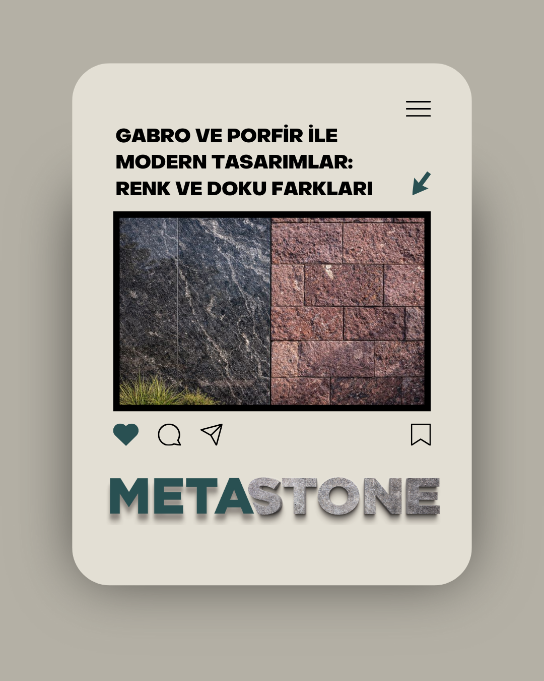 Gabro ve Porfir ile Modern Tasarımlar: Renk ve Doku Farkları